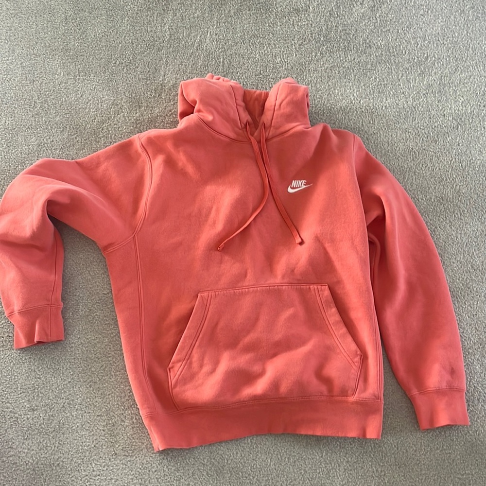 nike coral hoodie